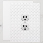 Electrical Plug Wall Outlet Fun Customize This (Front/Back)