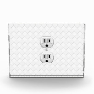 Electrical Plug Wall Outlet Fun Customize This Award