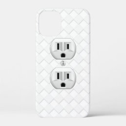 Electrical Plug Wall Outlet Fun Customize This iPhone 12 Mini Case