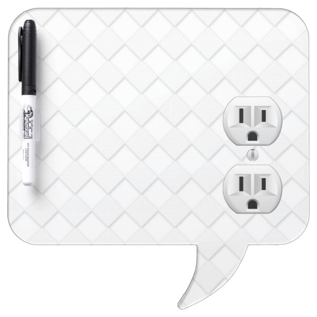Electrical Plug Wall Outlet Fun Customize This Dry-Erase Board (Front)
