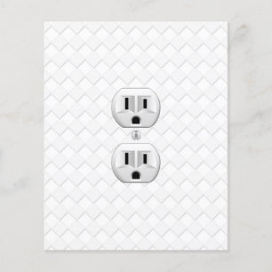 Electrical Plug Wall Outlet Fun Customize This Flyer