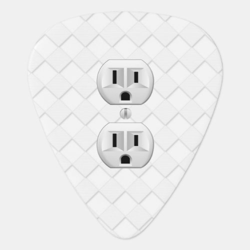 Electrical Plug Wall Outlet Fun Customize This Guitar Pick