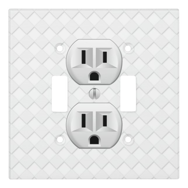 Electrical Plug Wall Outlet Fun Customize This Light Switch Cover (Front)