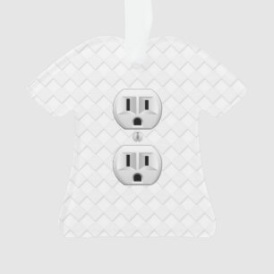 Electrical Plug Wall Outlet Fun Customize This Ornament