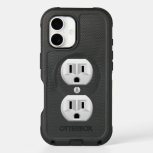 Electrical Plug Wall Outlet Fun Customize This iPhone 16 Case