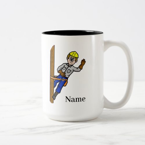 Electrical Power Lineman Mug Customize It