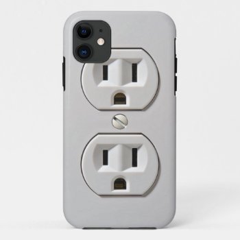 Electrical Power Outlet Plug In Iphone 11 Case by ipadiphonecases at Zazzle