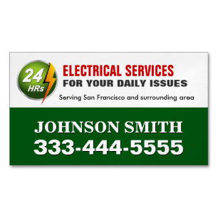 Electrical Power Service Electrician Fridge Magnet