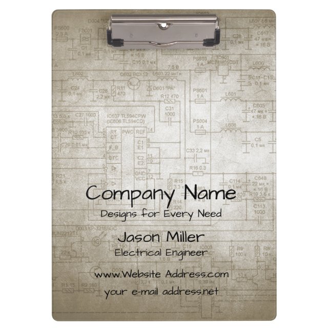 Electrical Schematics Clipboard (Front)