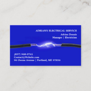 Electrical Service Business Card Template