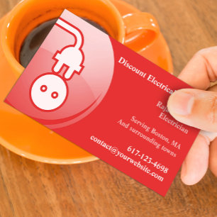 Electrical Service Business Card Template