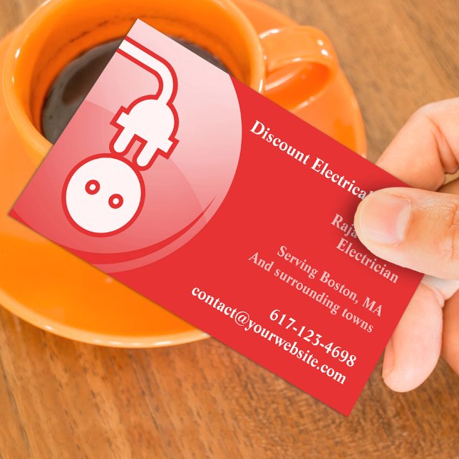 Electrical Service Business Card Template (Creator Uploaded)
