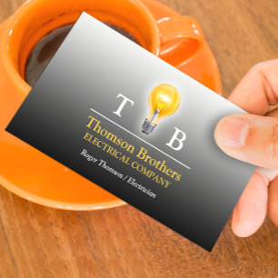Electrical Service Business Card Template