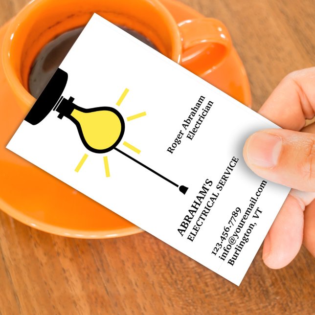 Electrical Service Business Card Template (Creator Uploaded)