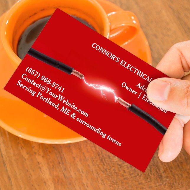 Electrical Service Business Card Template (Creator Uploaded)