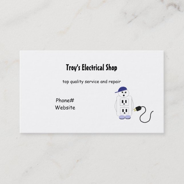 Electrical Services Business Card (Front)