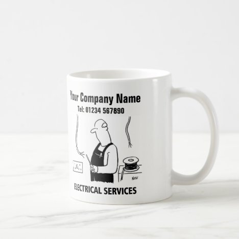 Electrical Services Cartoon Mug