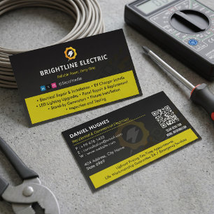 Electrical Services   Specialty construction Business Card