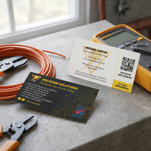 Electrical Services   Specialty construction Business Card