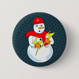 Electrical Snowman Button