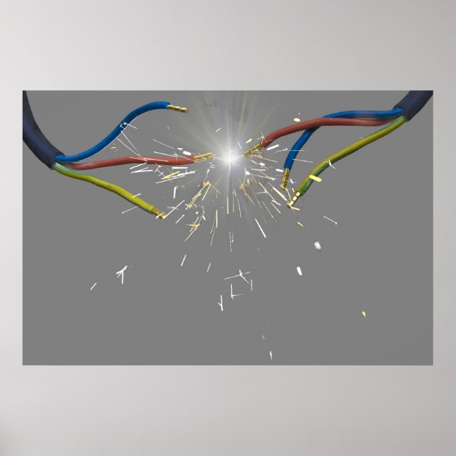 electrical spark poster (Front)