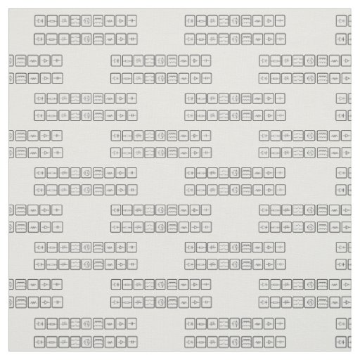 Electrical Symbols Design Fabric Material