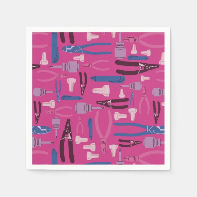 Electrical Tools of the Trade Napkins (Front)