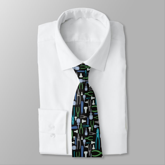 Electrical Tools of the Trade Neck Tie (Tied)