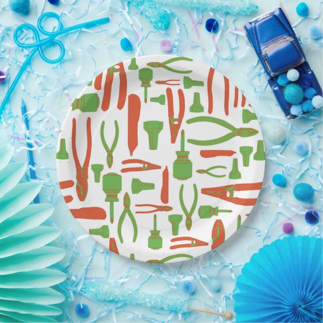 Electrical Tools of the Trade Paper Plates (Party)