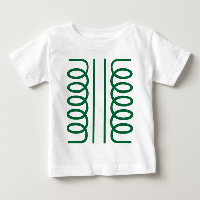 Electrical Transformer Symbol Baby T-Shirt (Front)