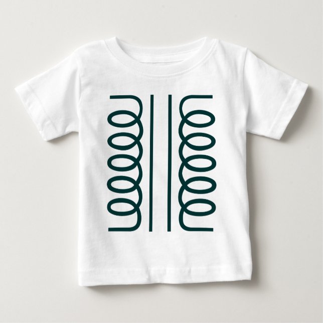 Electrical Transformer Symbol Baby T-Shirt (Front)