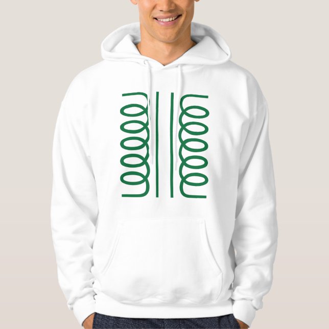 Electrical Transformer Symbol Hoodie (Front)
