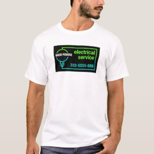Electrical Wiring Circuit Powers Bulb T-Shirt