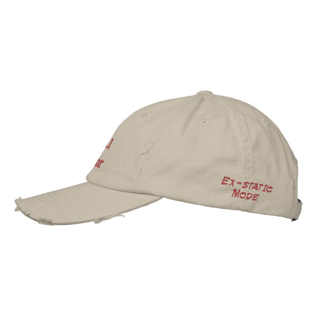 Electrical  Work Embroidered Baseball Cap (Left)