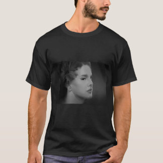 Electrically painted black and white lady T-Shirt