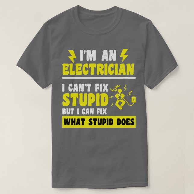 Electrician 2 T-Shirt (Design Front)