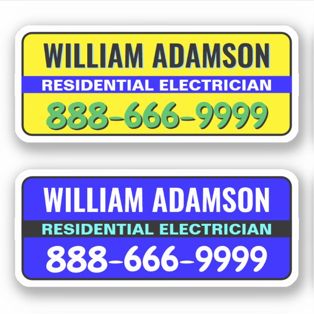 Electrician Advertising Ideas - Get Clients  Sticker (Front)