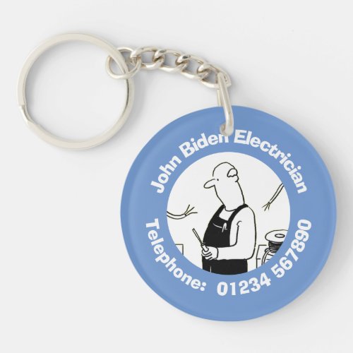 Electrician and Electrical Repairs Keychain