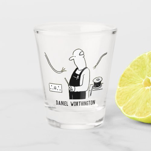 Electrician and Electrical Repairs Shot Glass