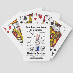 Electrician and Electrical Services Playing Cards