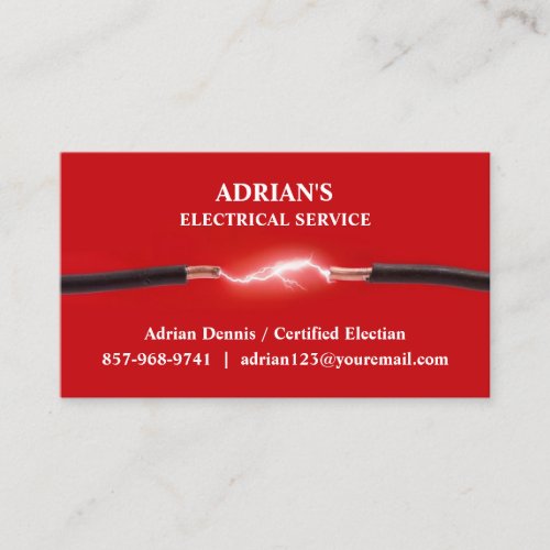 Electrician Business Card
