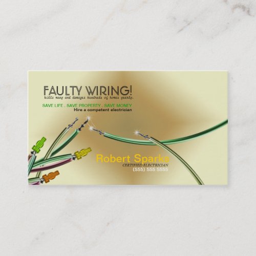 Electrician Business Card