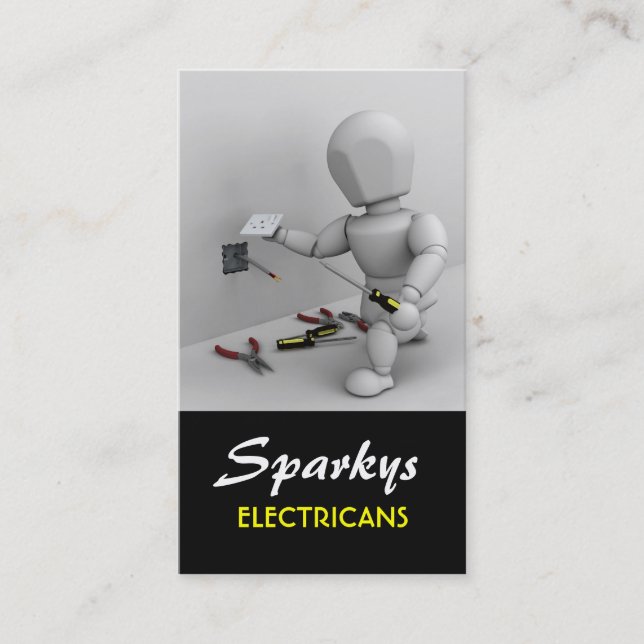 Electrician Business Card (Front)