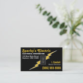 Electrician Business Card (Standing Front)