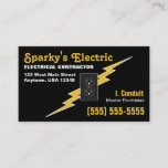 Electrician Business Card at Zazzle