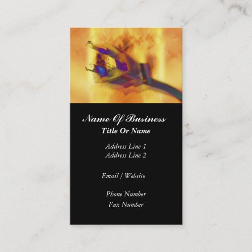 Customizable Electrician Business Card