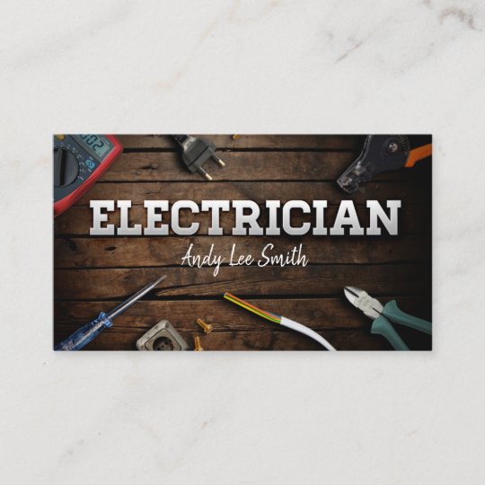 Electrician Business Card | Zazzle.com