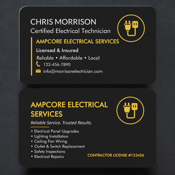 Electrician Business Card