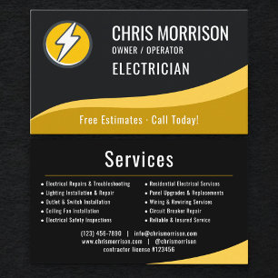 Electrician Business Card