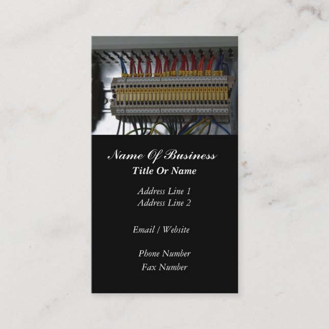 Electrician Business Card (Front)